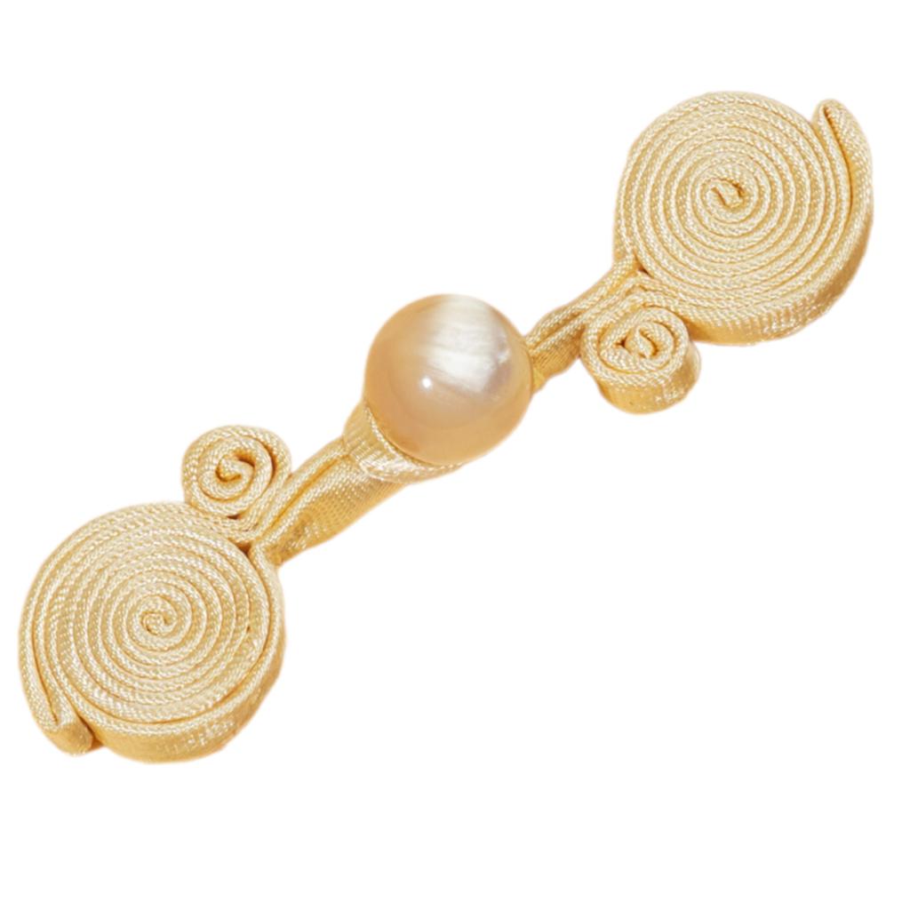 Oriental Styles Buttons Polyester Traditional Handmade for Clothes Decorative Woven Clothing Accessories