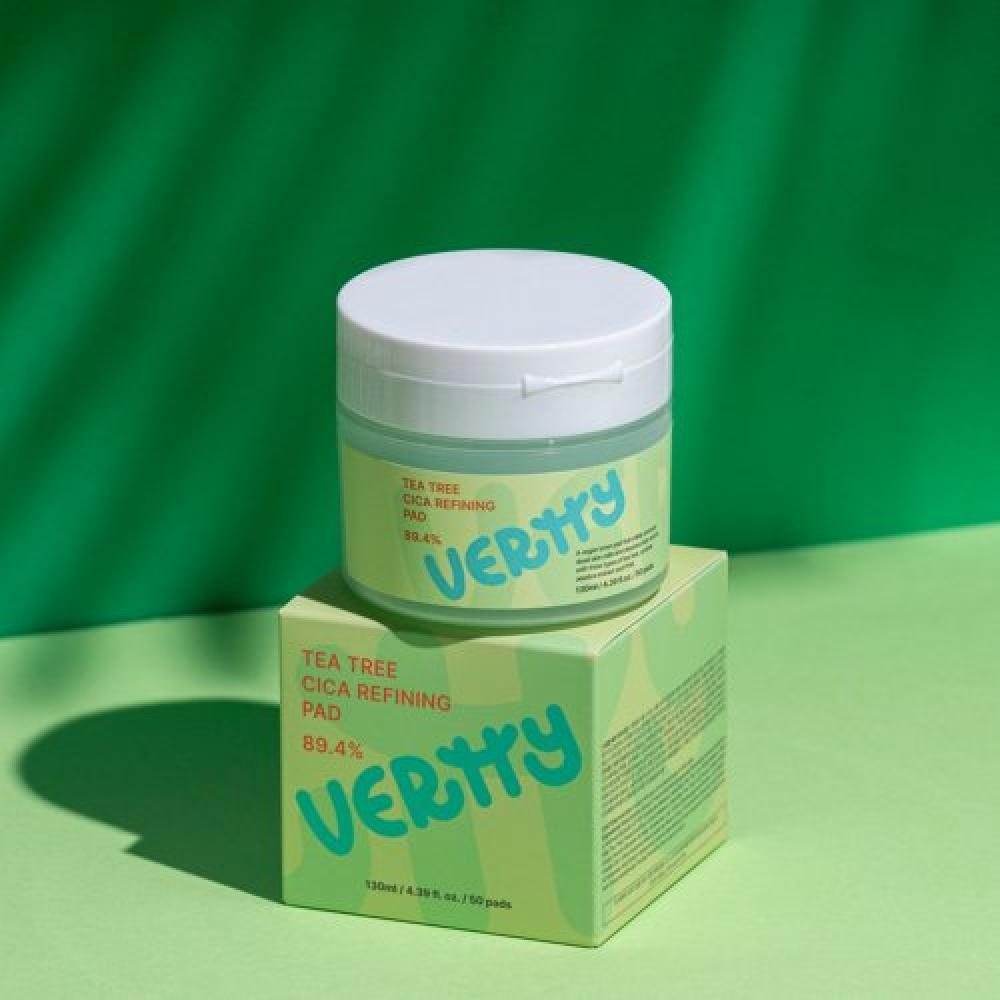 Vertty Vegan Tea Tree Cica Refining Pad 50 Sheets NONE