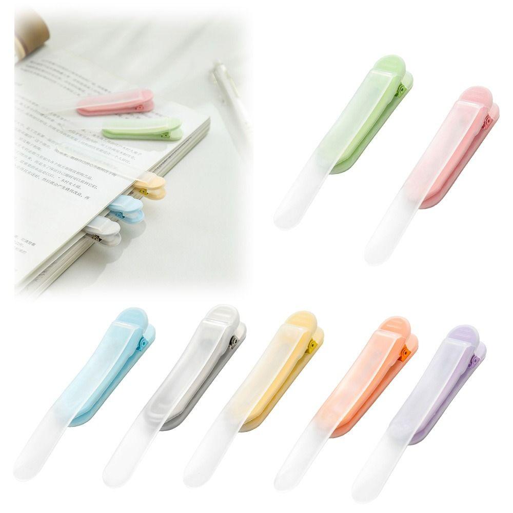 Reusable Page Following Bookmark Portable Book Page Holder New Reading Marker  Student Stationery
