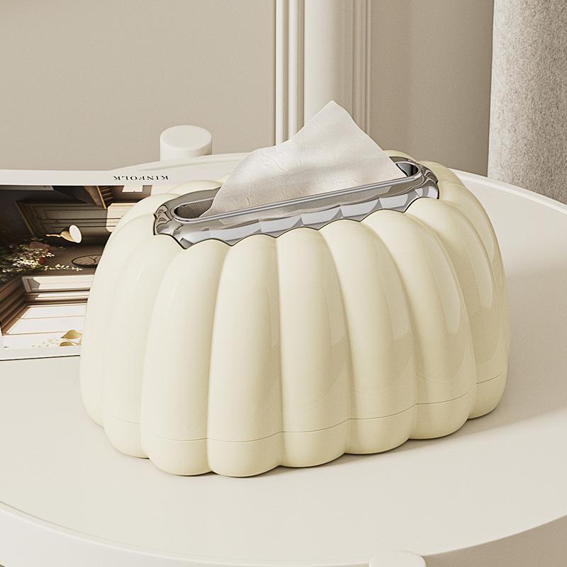 Bedside table storage box Home bedroom living room office coffee table decoration table towels Organize tissue box