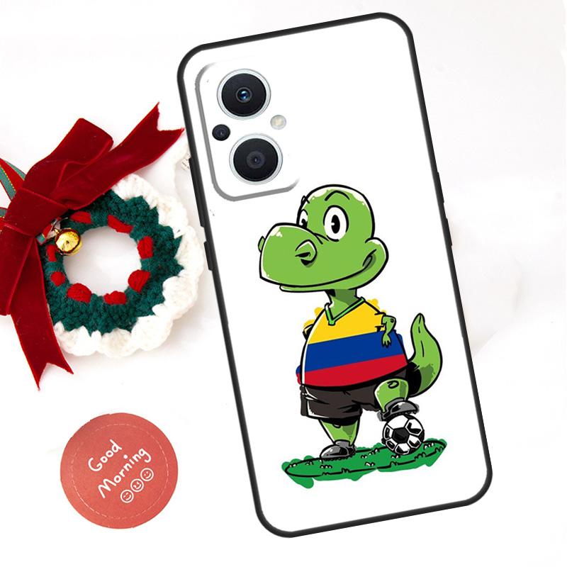 Colombia Flag Football Funda For OPPO Reno 8 Lite 10 11 12 13 14 Pro 11F 12F 13F 14F OPPO Find X8 X5 X6 X9 Pro Case