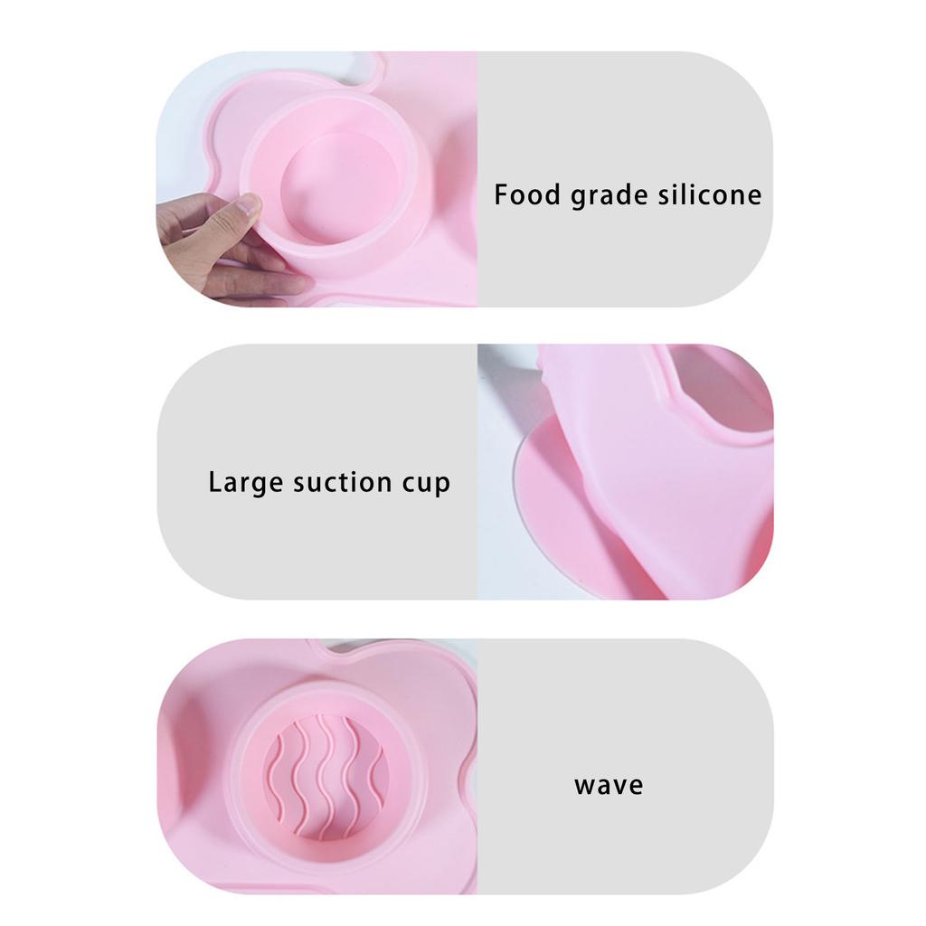 Hundenapf Doppelnapf mit Saugfuß Hundefütterung 2 in 1 Futterspender für Nass- und Trockenfutter Leckerli Leicht zu waschen