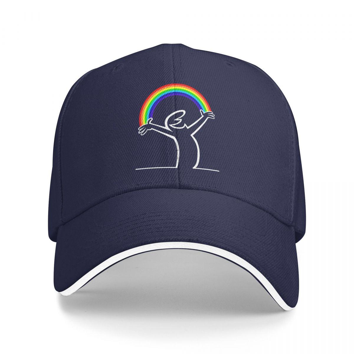 

Baseball Caps La Linea Rainbow Graphic Unisex Women Sport Summer Hats One Size