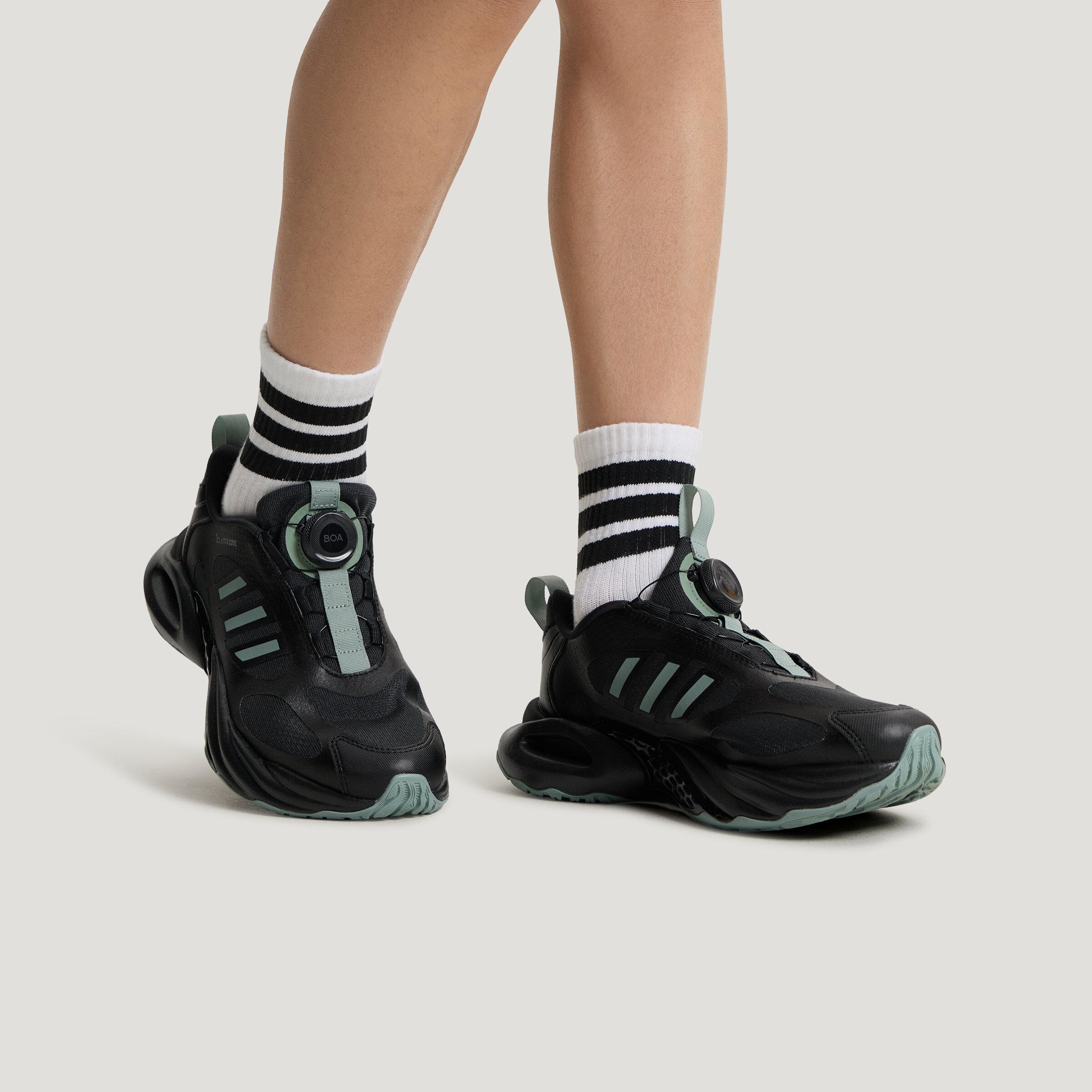 Adidas Climacool Vento 4.0 Low top Kids  Running Shoes Black Green Uni 35.5