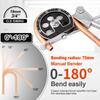 3/4''19mm Inch/Metric Universal O.D Tubing Manual Bender for Copper Tube/Aluminum Tube/Thin Iron Tube/ Thin Stainless Steel Tube
