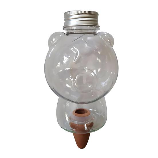 Automatic Watering Bulb Self-watering Terracotta Spike with Clear Bottle Drip Irrigation Tool Flower Watering Device for Houseplants Outdoor Plants