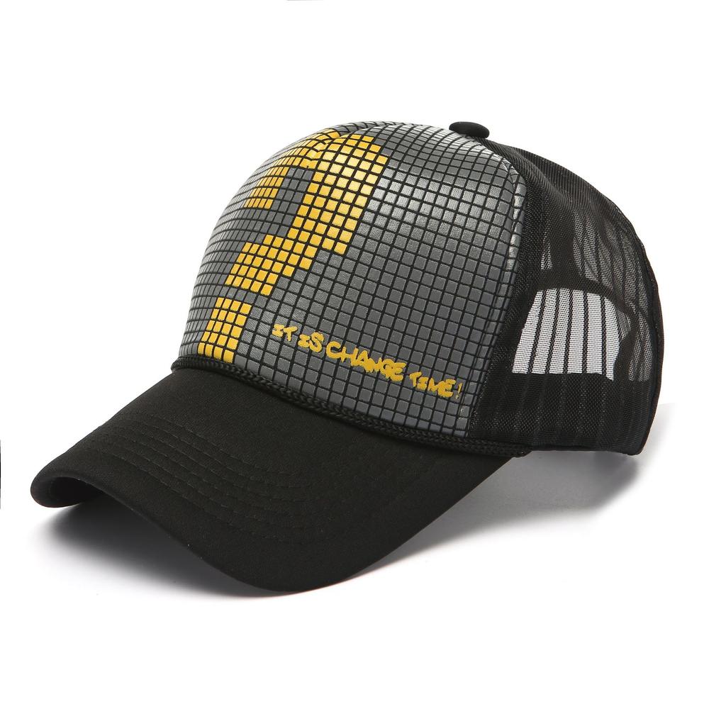 Fashion Mesh Baseball Caps for Men Women Spring Summer Cartoon Printed Snapback Hat Female and Male Sunshade Hat Bonnets Gorra
