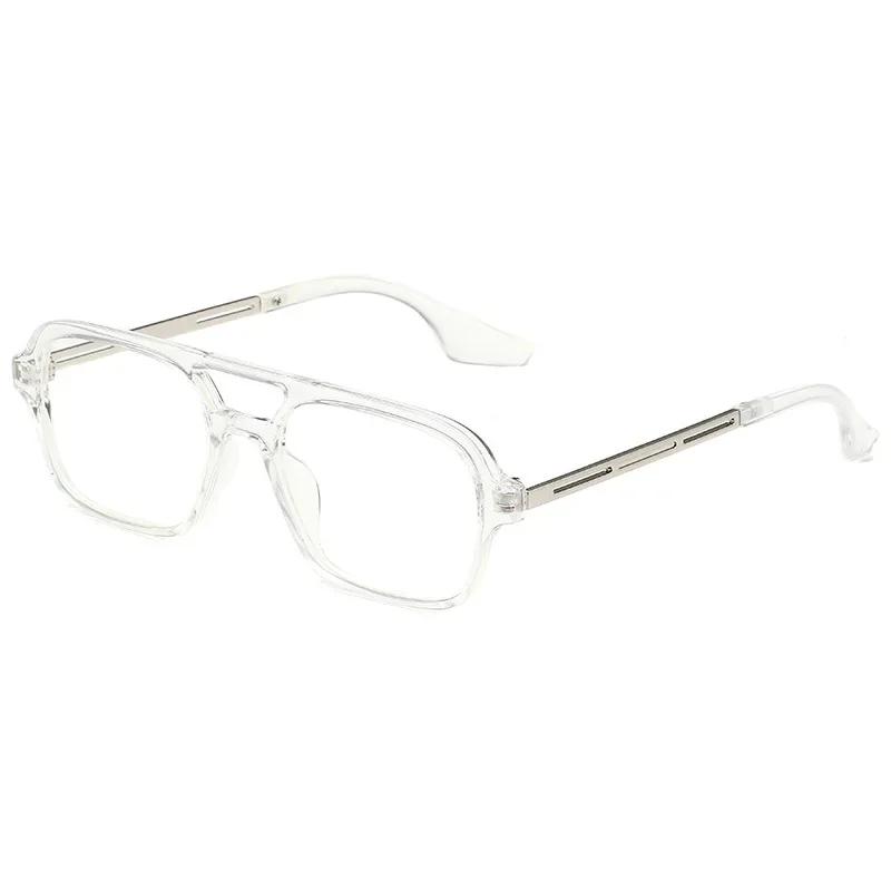 Retro Square Sunglasses New Trend Outdoor Uv400 Popular Travel Pilot Korean Box Retro Sun Glasses Brand Designer