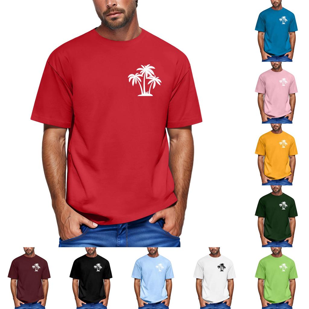 Men'S Fashionable T-Shirt, Street Casual Short Sleeved Clothing
