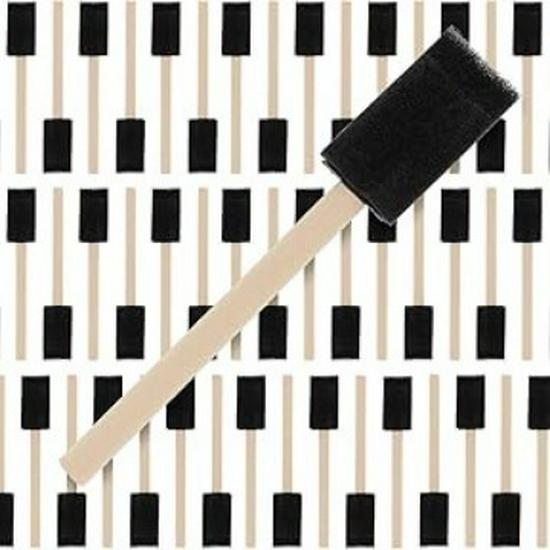 12-Piece Kids' Painting Sponge Brush Set with Rollers and EVA Stamps for DIY Art