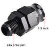 AN6 AN8 AN10 Straight Male To 5/16" 3/8" 1/2" 1/4" Tubing Compression Oil Line Hose End Fitting Adapter Fuel Line Adaptor