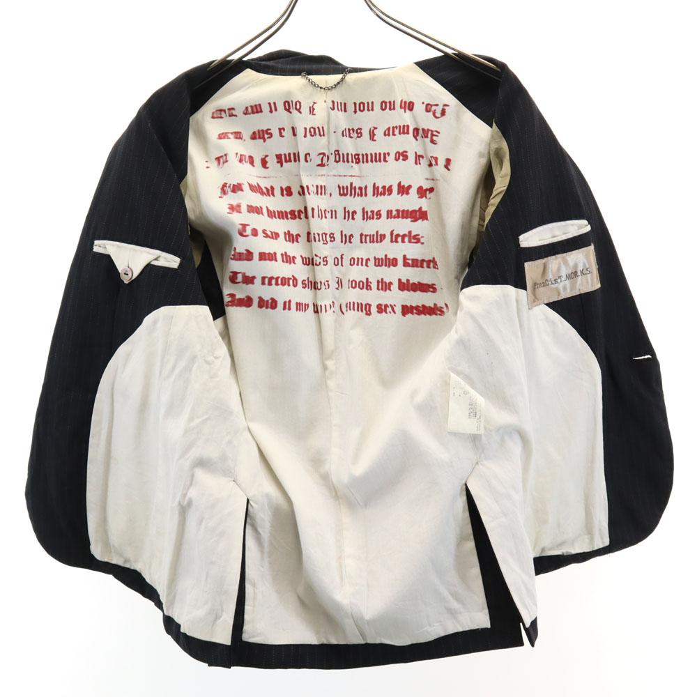 FranCisT_MOR.K.S. Hergestellt in Japan Rückseite Streifenmuster maßgeschneiderte Jacke Herren Gebraucht