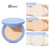 Ocheal Polvo Fijador Mate para Rostro Control de Grasa Ligero Base Radiante Polvo Compacto Maquillaje Facial Cobertura Total Cosmético