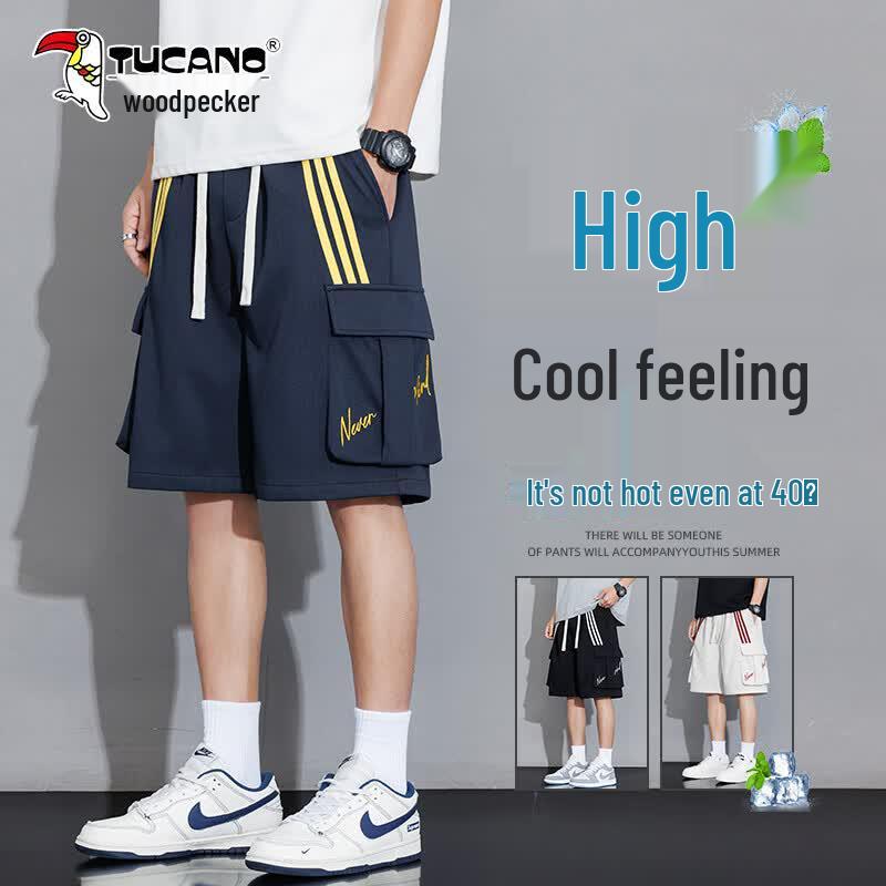 TUCANO Men s Summer Quick-Dry Ice-Feel Cargo Shorts 2XL