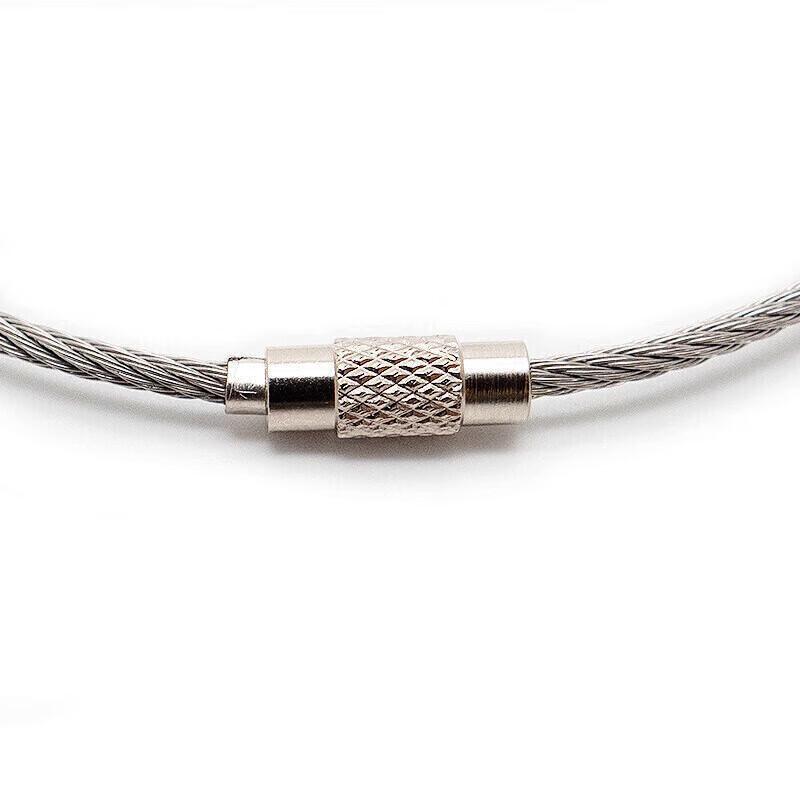 Stainless Steel Wire Rope Keychain