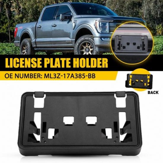 Front Bumper License Plate Bracket for -23 Ford F-150 F150 ML3Z-17A385-BB V