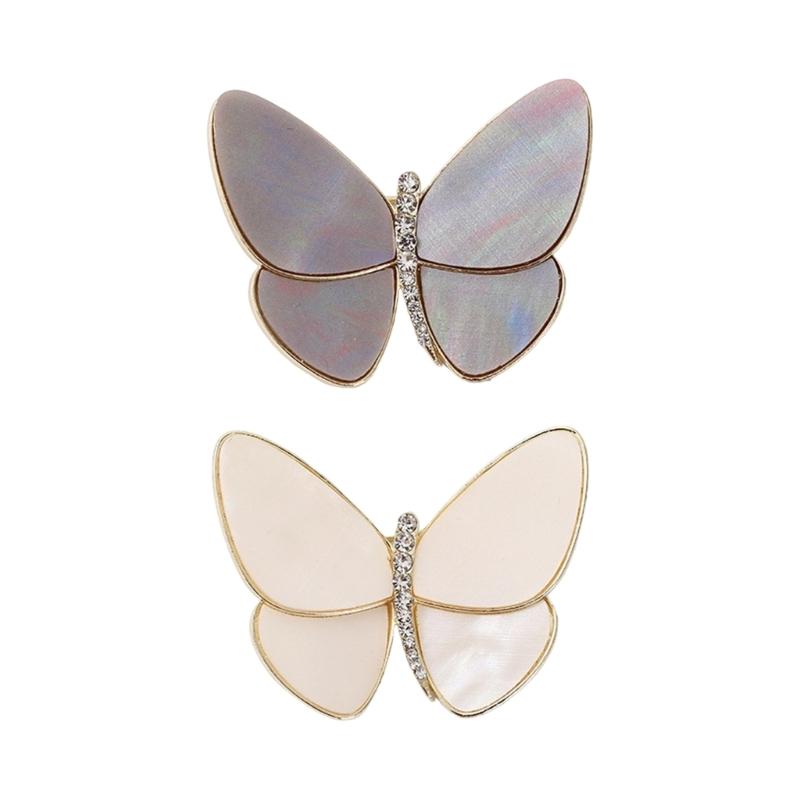 Elegant Butterfly Enamel Brooch Alloy Insect Jewelry Pin For Women Girls Clothing Bag Accessories Backpacks Decoration