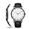 [BUREI] Herrenuhr, Stilvolles Lederarmband, Business, Schlank, Marke, Einfach, Herrenuhr P