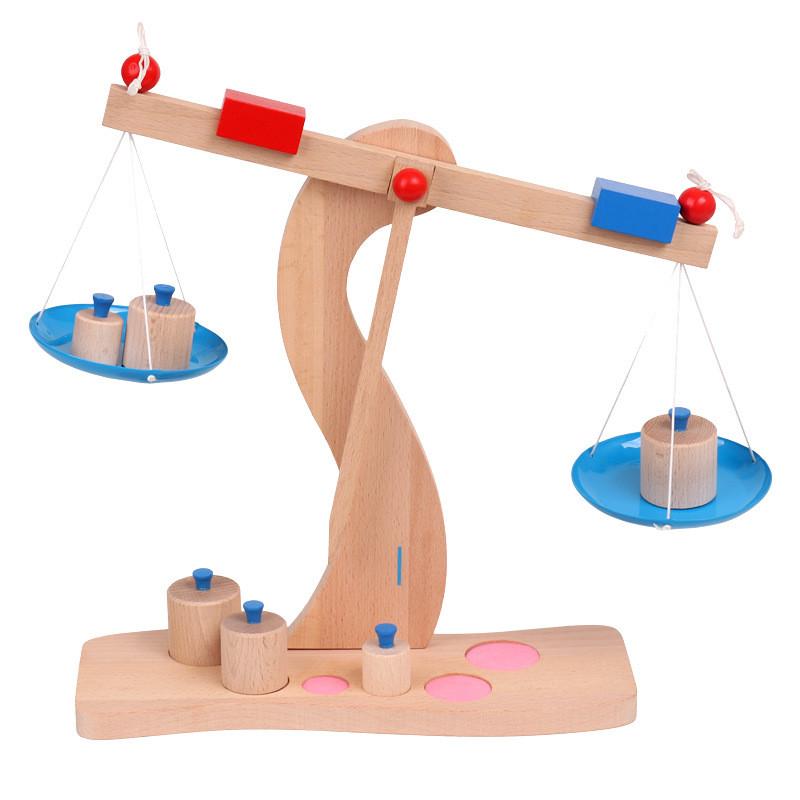 Wooden Balance Scale Toy For Kids Educational Wooden Toy For Learning And Play