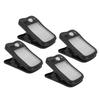 4pcs Clip On Solar Motion Sensor Lights 3 Modes Intelligent LED Light IP65 Water Proof for Fence Gutters Patio Camping