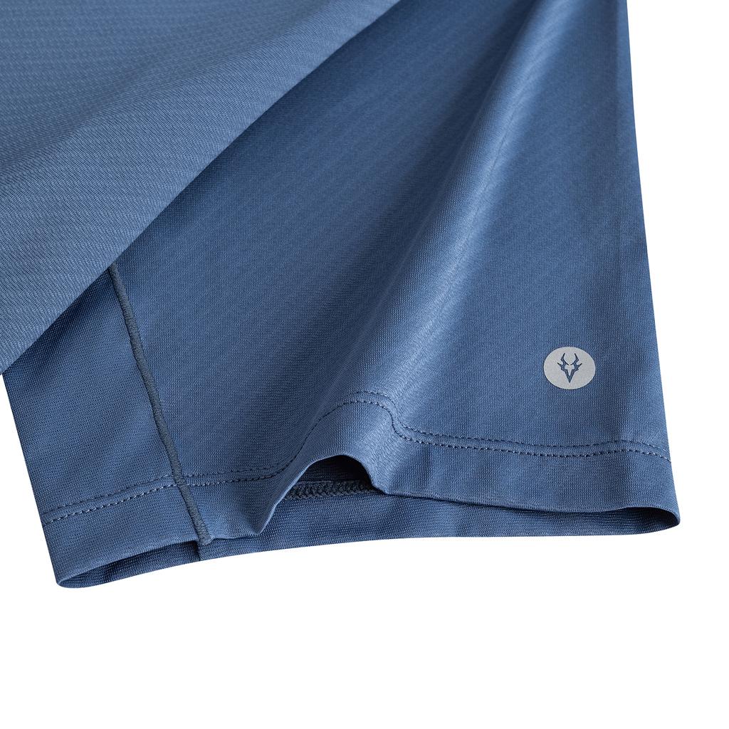 Anta Short Sleeve Knitted T-Shirt Summer 2026 Men Tops Porcelain-Blue 952625101-5