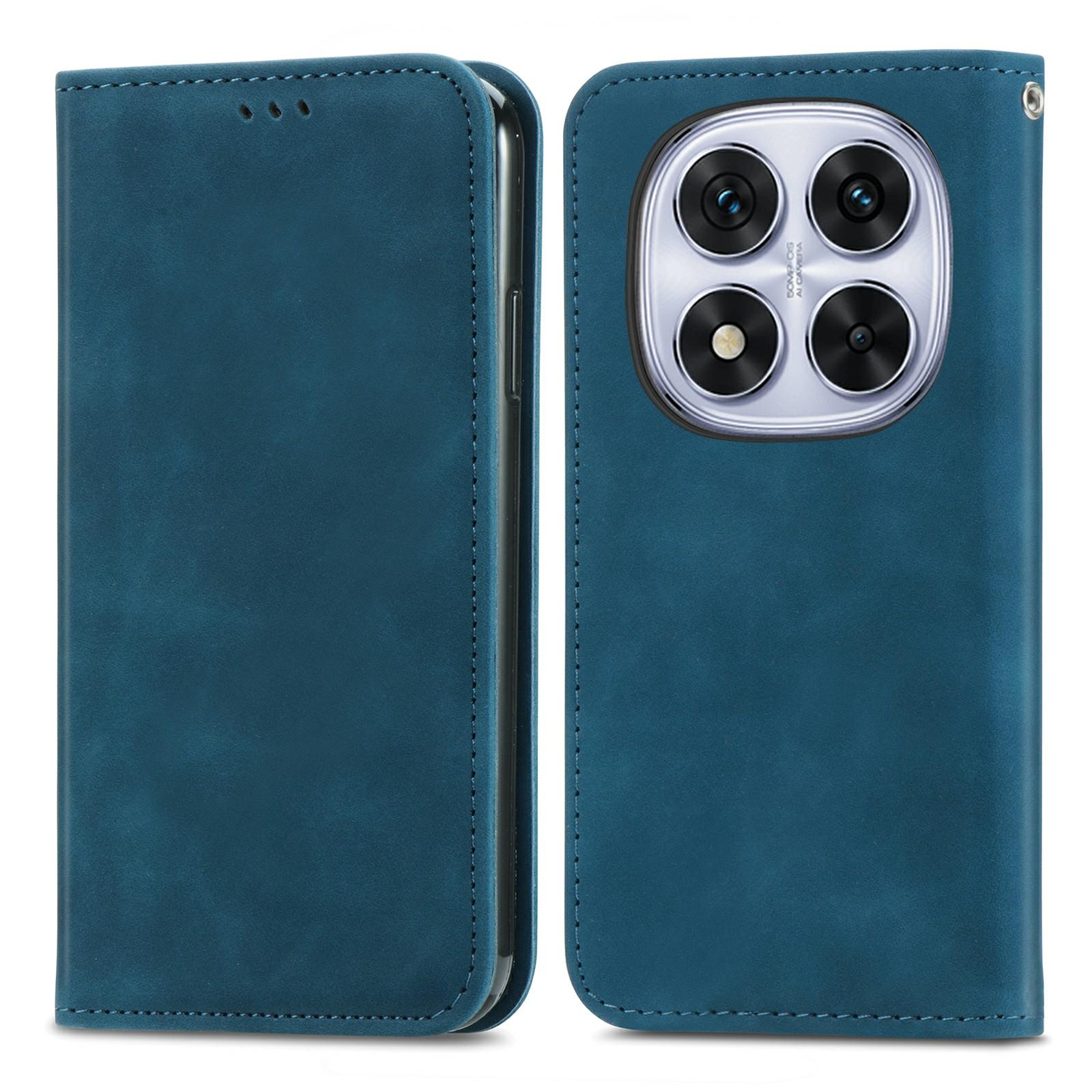 

For Xiaomi Poco M8 Pro 5G/Redmi Note 15 Pro+ 5G (Global) Leather Case with Card Holder Magnetic Absorption Phone Cover