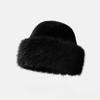 2024 Winter Plush Ear Protection Cap Windproof Keep Warm Headgear Fluffy Fur Fisherman Hat for Women Fashion Female Hat Gifts