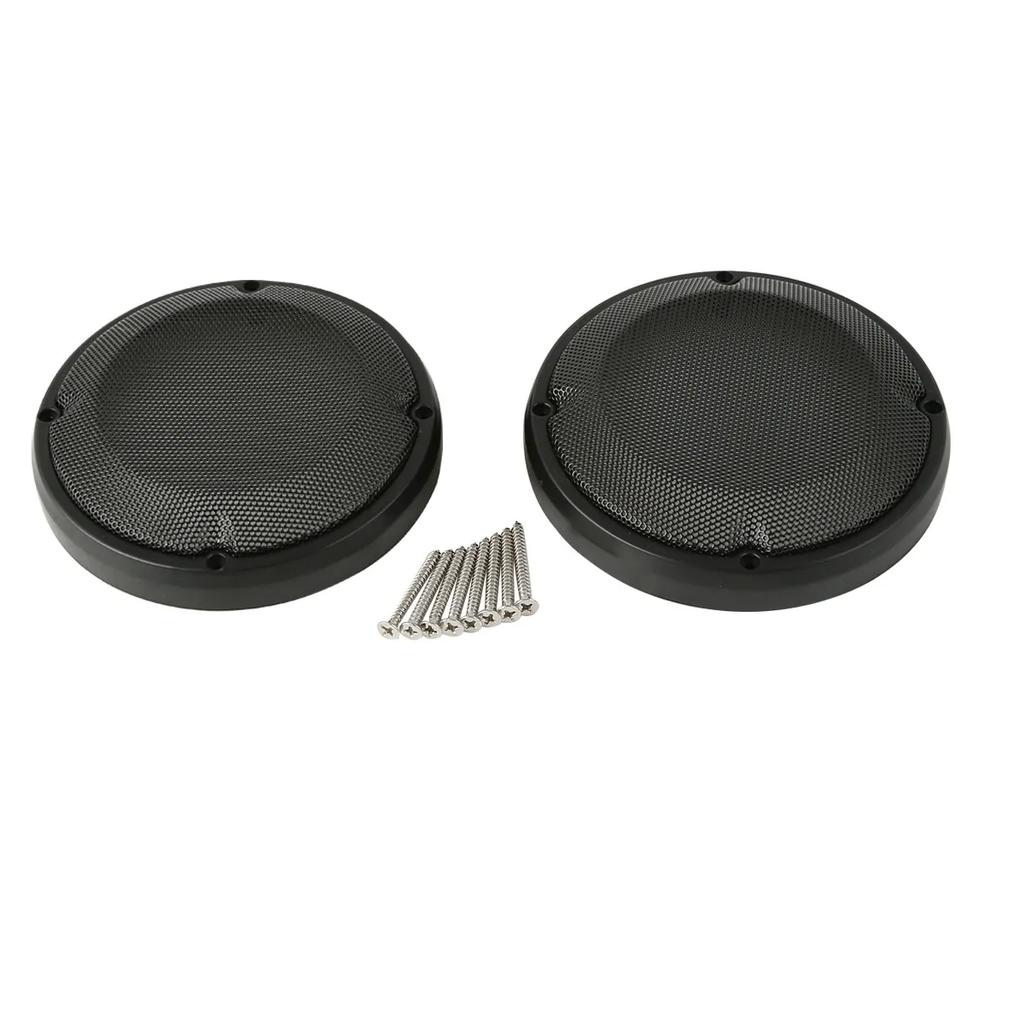 Motorcycle 6.5" Lower Vented Fairing Speaker Pods Box Grills For Harley Touring Road Street Glide 2014-2024