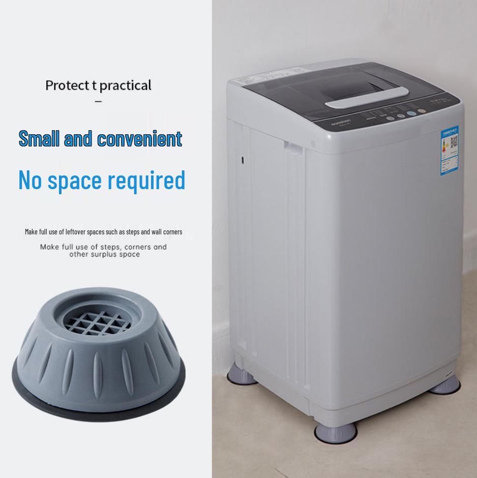 Universal Washing Machine Base with Anti-Slip, Anti-Vibration Pads