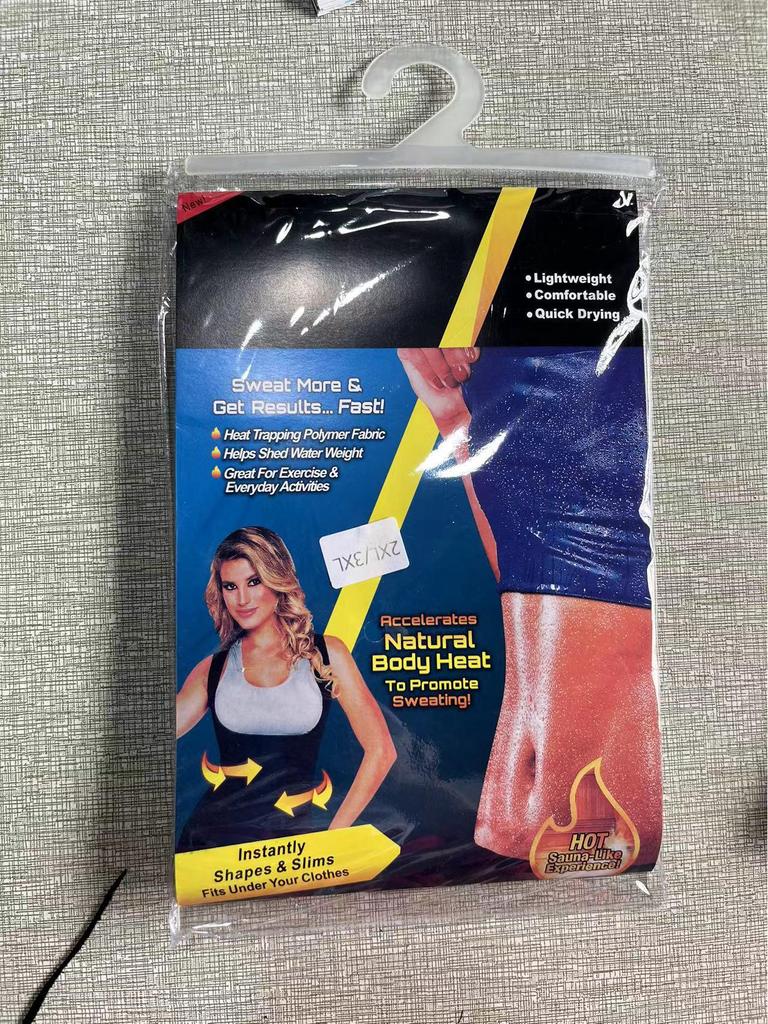 Unisex Body Shaper Sweat Vest - Tummy Control & Fat Burning for Running, Sports, and Yoga