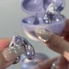 Schimmernde Abnehmbare Ohrclip-Dekorationen Für Offene Kopfhörer Drehbar Imitation Strasssteine Schmuck DIY Upgrade-Kit
