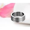 Mens Rings Stainless Steel Ring Engagement Ring Cross Ring Bible Stamp Lord's Prayer Simple Fashion Cool Popularity Stylish To My Boyfriend To My