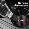 Carbon Fiber Car Coaster Mat For Haval Jolion F7 H6 F7x H2 H3 H5 H8 H9 4 M6 F5 F9 H2S Water Cup Holder Anti Slip Pad Accessories