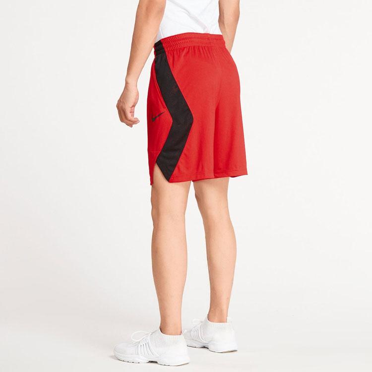 Nike Basketball Training Quick-Dry Spliced Shorts Men Bottoms Red 855478-657