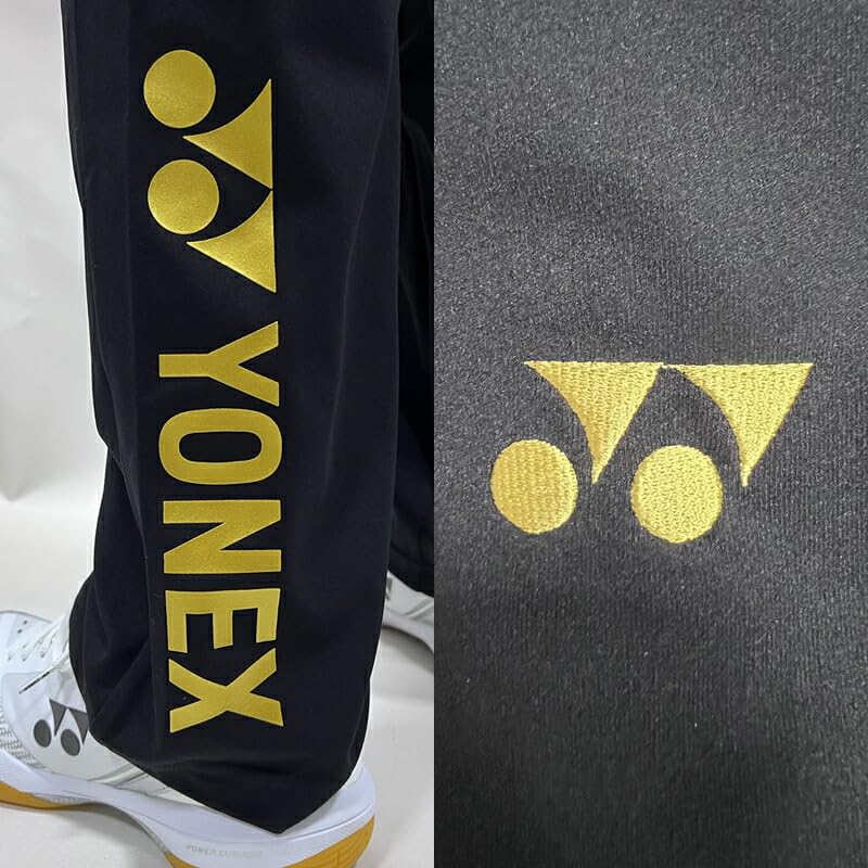 Yonex Fit Style Long Pants with Sports Badminton Soft Tennis Training Knit Unisex Uniform Training Wear Size [Racket Field] (601KEFOC) Stickers, Wear,