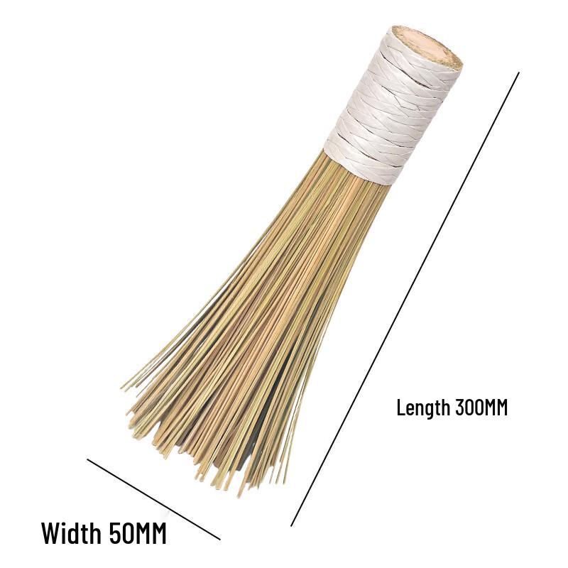 Old-fashioned Hand-woven Rattan Cleaning Brush