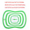 Three Sizes Colored Line Kitchen Non-Slip Chopping Blocks Tool Flexible Transparent Cutting Board Kitchen Pp Cutting Boards