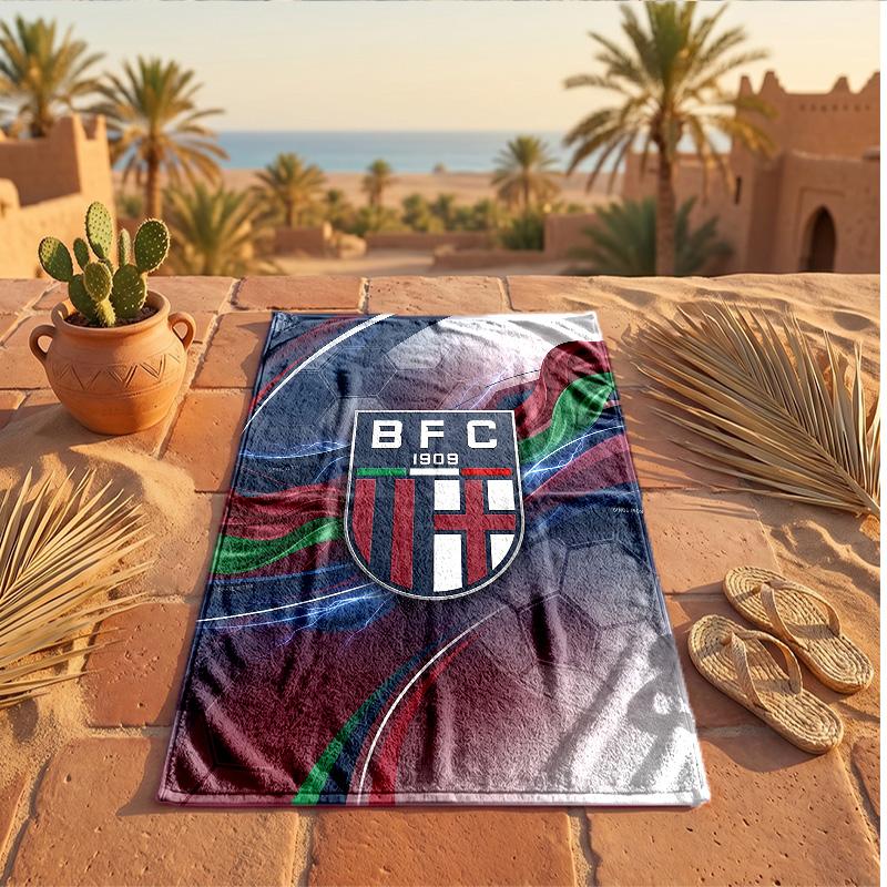 Bologna FC Print Mikrofaser Strandtuch Schnelltrocknend Saugfähig Großes Handtuch für Strand Schwimmen Reisen