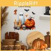 Halloween Pumpkin Ghost Candle Living Room Entrance Home Decor Stickers Wall