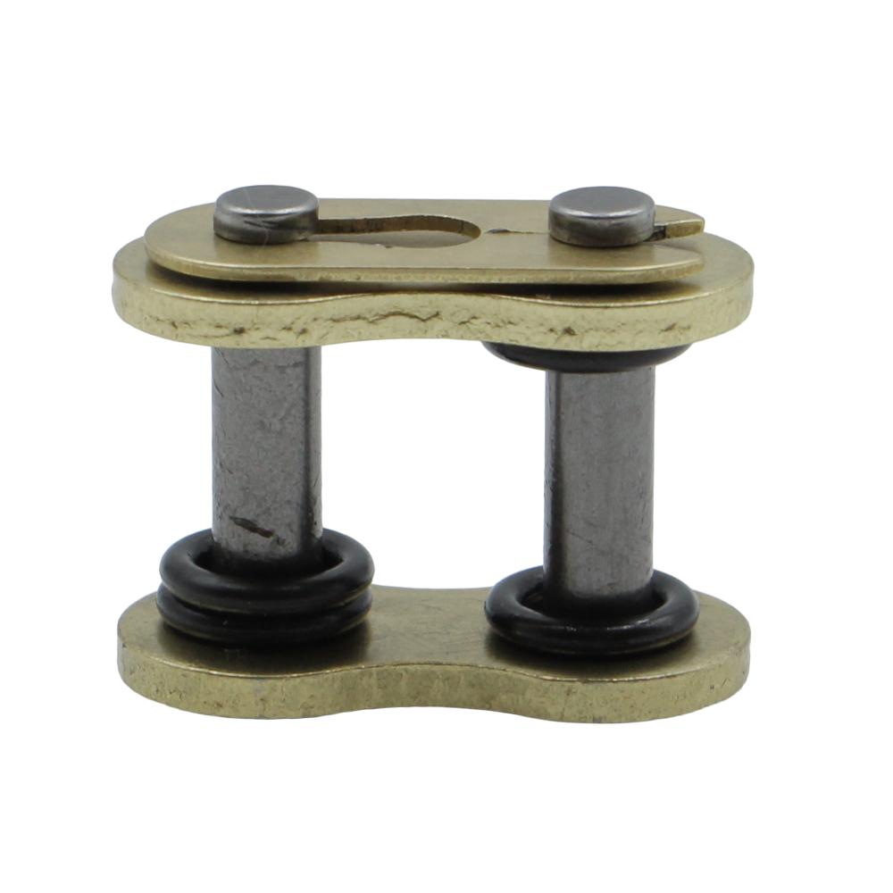 Motorcycle Gold Oil Seal Chain Buckle 428 520 525 530 with O-ring Chain Lock Motorcycle Buckle Connecting Rod Chain Joint Chain