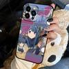 Yuru Camp Phone Case For IPhone 1716 15 14 13 Pro Max 11 12 Mini X Xs XR Black Silicone Cover