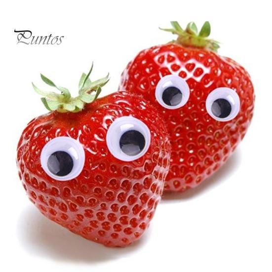 1 Pair 5cm/7cm/10cm/12cm/15cm Refrigerator Magnets Self Adhesive DIY Synthetic Resin Black White Googly Eyes  Fridge Stickers Scrapbook Accessory
