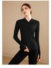 Women's Peach Heart Slim Fit Hoodie - Breathable Long Sleeve Fitness & Yoga Top