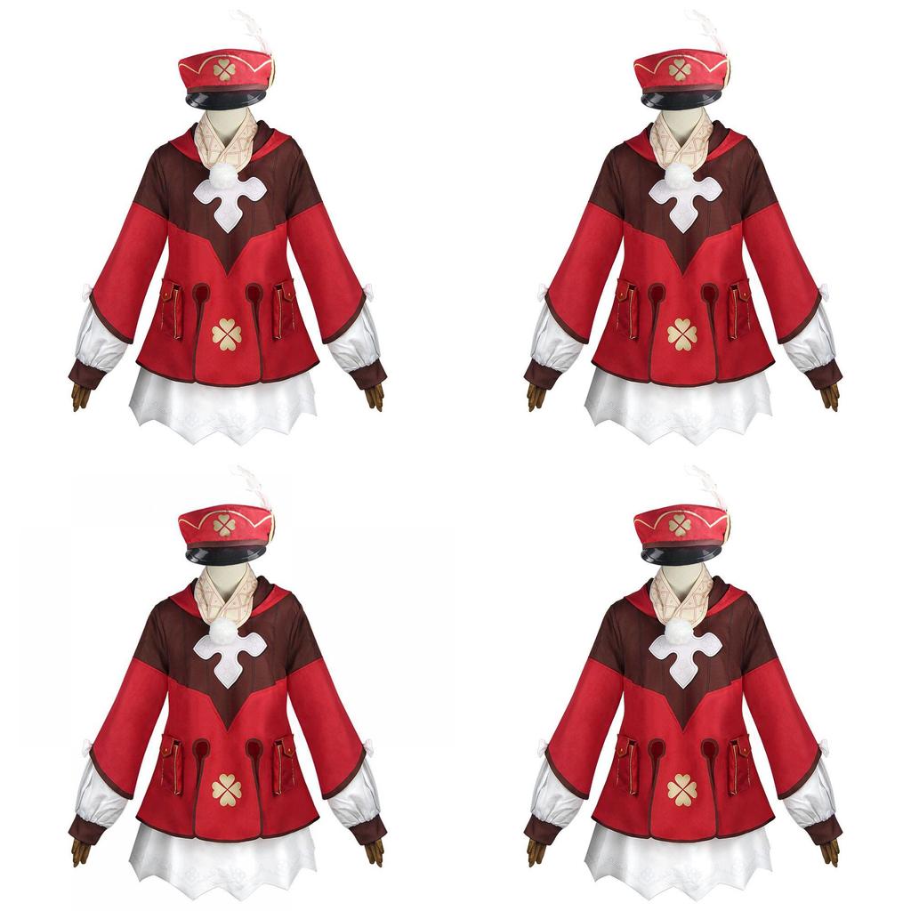 Deluxe Genshin Impact Klee Uniform Costume Complete Outfit For Cosplay Events