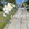 Pack of 2 Wedding Arch Flowers,Wisteria Hanging Flowers,Faux Flowers,Flower Garland Be Suited to Wedding Arch,Aisle Decorations for Wedding