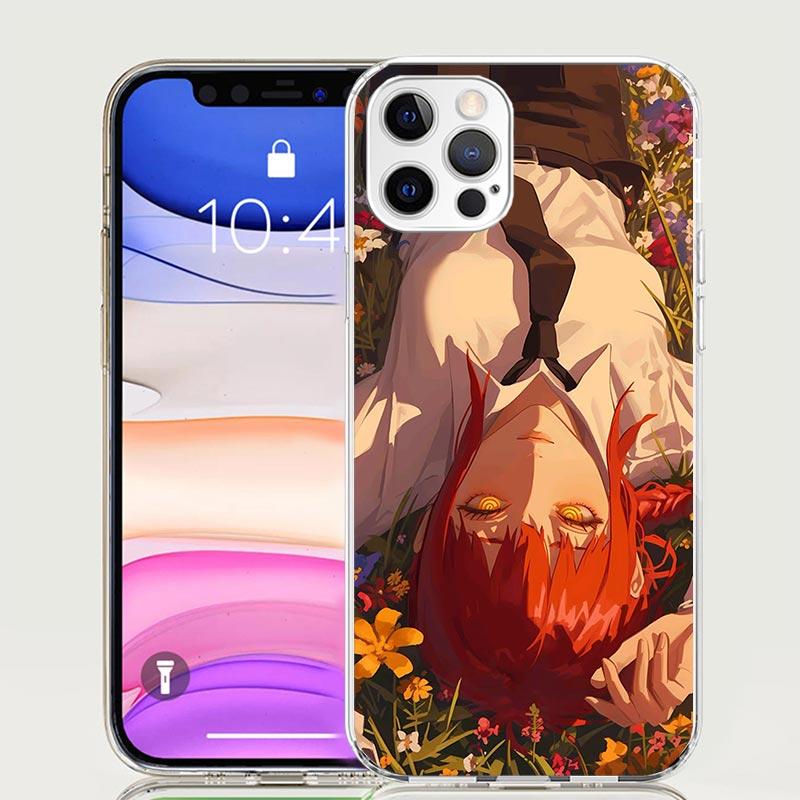 

C-Chainsaw Mans Makima Phone Case for Apple iPhone 17 Air 16 15 Plus 14 + 13 Mini 12 11 Pro Max 7 8 SE 16Max Soft Shell Cover Co iPhone 17