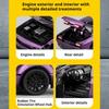1:32 Scale Hellcat Charger Sports Car Model Toy Shock Absorption Music Light Supercar Models Alloy Diecast Toys Collectible Item