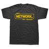 Lustige My Network My Rules Grafik T-Shirts Herren Damen Mode Lässiges T-Shirt 100% Baumwolle Locker Übergröße Netzwerkadministrator T-Shirt