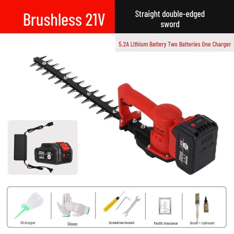 Jiasuer 21V Cordless Electric Hedge Trimmer CN Plug (adapter Included)