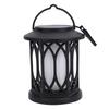 2 Pack Solar Hanging Lights, Outdoor Solar Lantern with Flickering Flame Effect, Monocrystalline Solar Panel, IP65